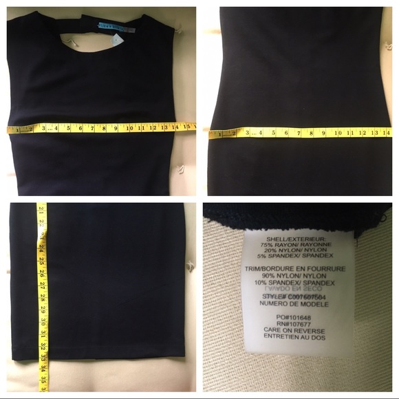 Alice + Olivia Black Mesh Cutout Mini Dress Small - Picture 8 of 8